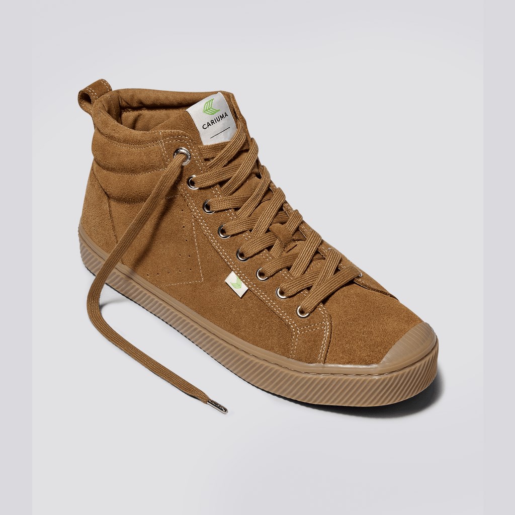 OCA HIGH Cariuma High Top Daim Camel Homme | JSS-5402443